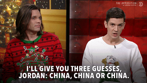 China Josh Sharp GIF by The Opposition w/ Jordan Klepper