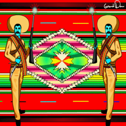 Grande Dame psychedelic psychedelic art psychedelic gif el chapo