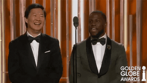 Kevin Hart Microphone GIF by Golden Globes