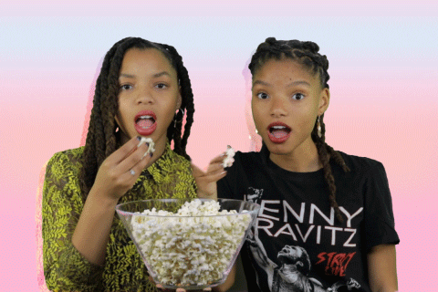 Chloe x Halle popcorn diversity black girl magic blackgirlmagic