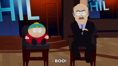 Eric Cartman Boo GIF by South Park - Find & Share on GIPHY