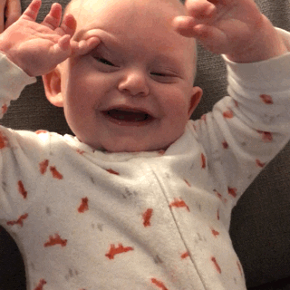 funny baby laugh gif
