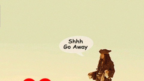 Shhhh Go Away funny Gif