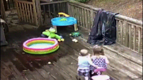 Family on the floor funny Gif