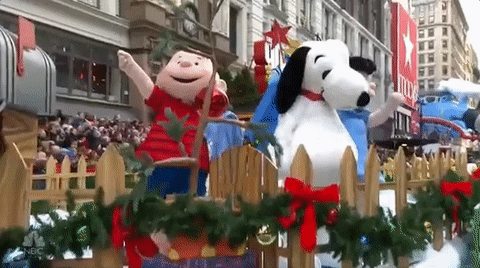 Peanuts characters in The 91st Annual Macy's Thanksgiving Day Parade