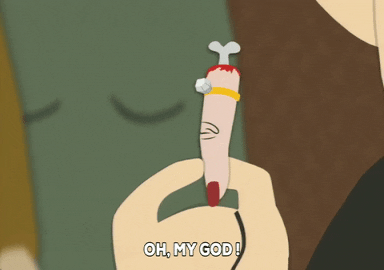 Oh My God Finger GIF by South Park 