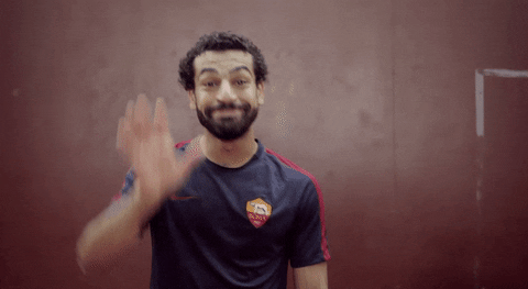 Mohamed Salah Hello GIF by AS Roma - Find & Share on GIPHY