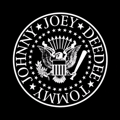 Rock Music Ramones Seal GIF