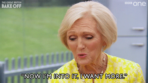 Now Im Into It Great British Bake Off GIF by BBC - Find & Share on GIPHY