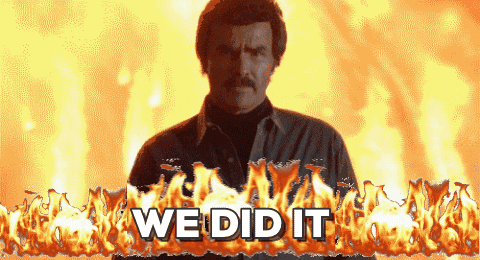 We Did It GIF by Tyler Menzel, GIPHY Editorial Director - Find ...