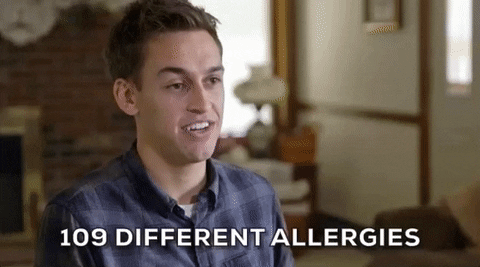 I have 109 different allergies