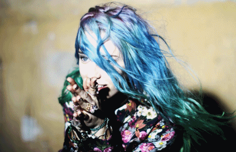 Green Hair Model GIF - Find & Share on GIPHY
