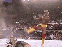 Hulk Hogan leg drop