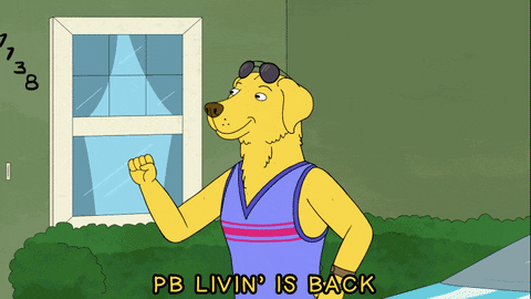 Mr Peanutbutter GIF by BoJack Horseman Season 3 - Find & Share on GIPHY