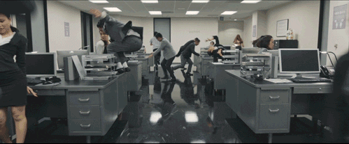 OneRepublic dance work friday office