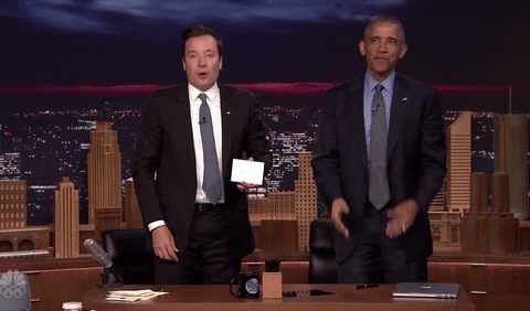 The Tonight Show Starring Jimmy Fallon barack obama tonight show wave president