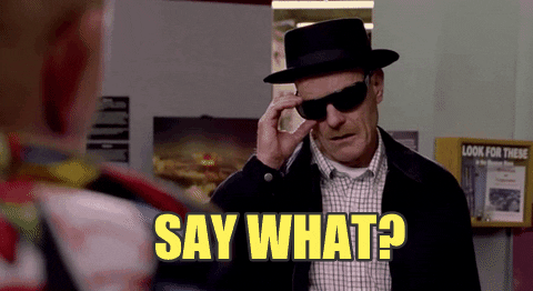 Walter White als Eisenhauer doet zijn bril af en zegt say what? data-cke-saved-src=