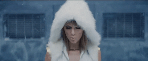 Taylor Swift in the cold