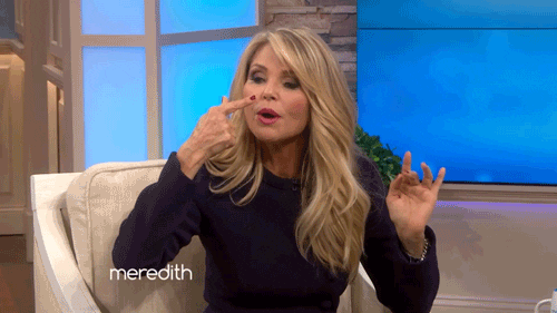 Looking Good Christie Brinkley GIF by The Meredith Vieira Show