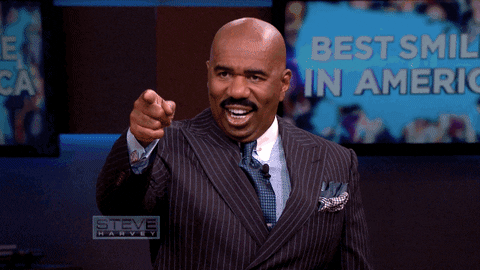 Point Smile GIF by Steve Harvey TV - Find & Share on GIPHY