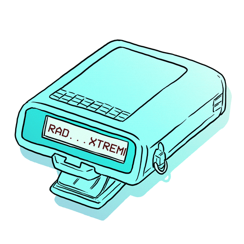 Beeper Pager GIF by AT&T - Find & Share on GIPHY