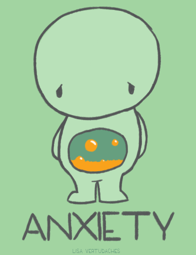 Image result for fuck anxiety gif