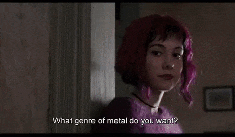 Types Of Metal in funny gifs