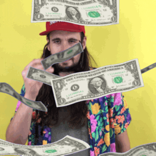 I Get Paid Make It Rain GIF by Tacocat - Find & Share on GIPHY
