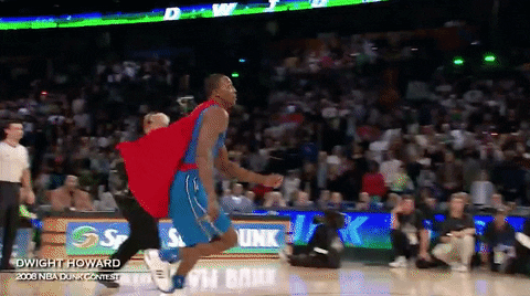 Image result for dwight howard superman gif
