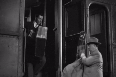 Image result for strangers on a train hitchcock gif