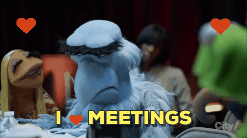 I love meetings...not! 