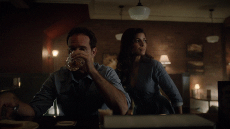 Awkward Sit Down GIF by Wayward Pines