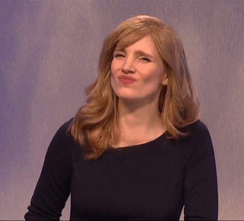 what even matters anymore jessica chastain gif by saturday night live - find & share on giphy