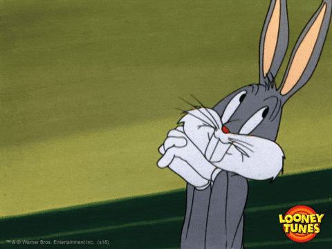 Bugs bunny looking dreamy