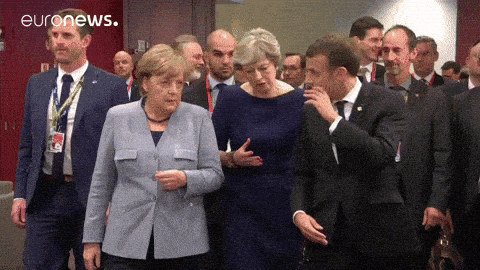 Merkel Macron May GIF by euronews - Find & Share on GIPHY