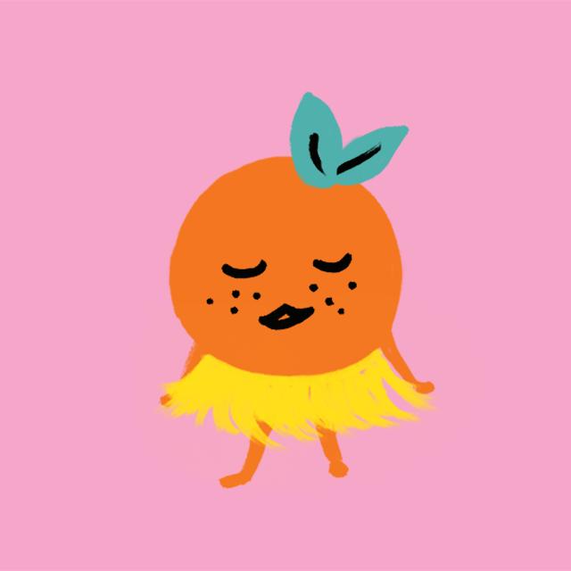 Orange Hula GIF by ali mac Find & Share on GIPHY