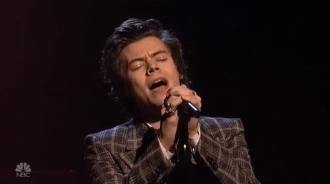Image result for harry styles singing gifs