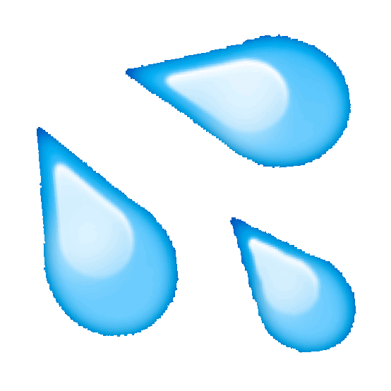 Wassertropfen Emoji