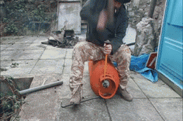 Fearless Guy in funny gifs