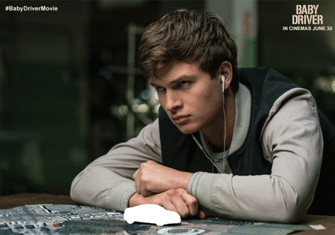  car speed ansel elgort baby driver GIF