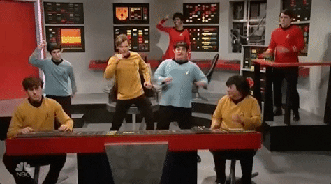 Star Trek Dancing GIF by Saturday Night Live - Find & Share on GIPHY