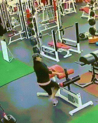 Idiot In Gym, funny GIFs 