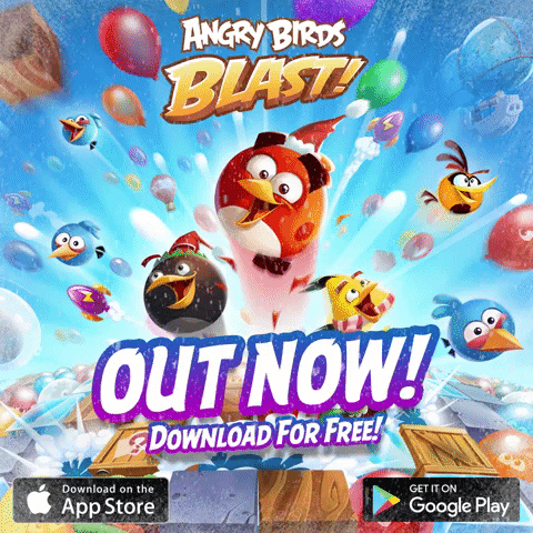 Fun Christmas GIF by Angry Birds