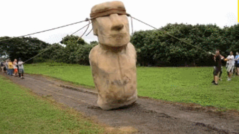 Statue Walking best Gif