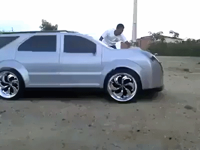 Cleaning Car in funny gifs