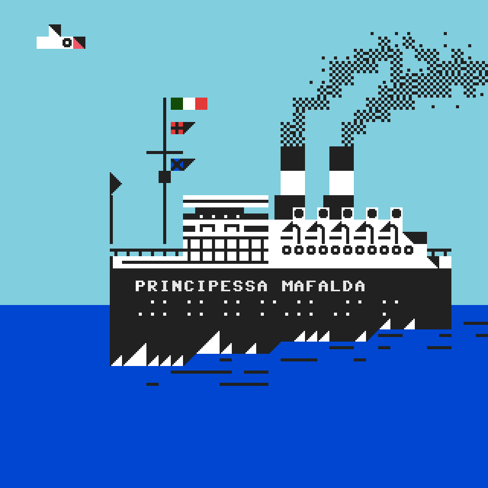 Boat 8Bit GIF by ailadi Find & Share on GIPHY