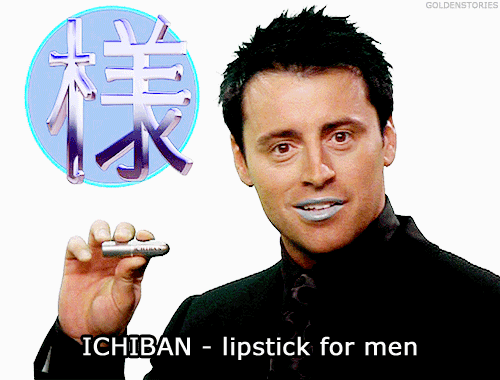 Joey Lipstick For Men Find And Share On Giphy