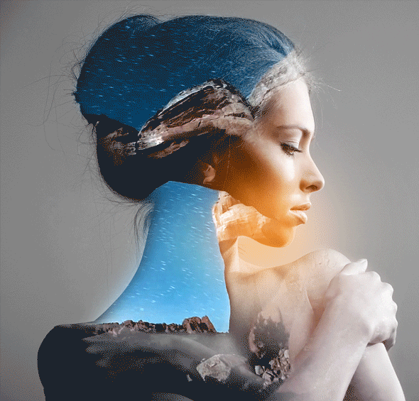 Animated Double Exposure Photoshop Action - 2
