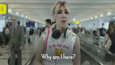 Airport Why Am I Here GIF by Girls on HBO - Find & Share on GIPHY