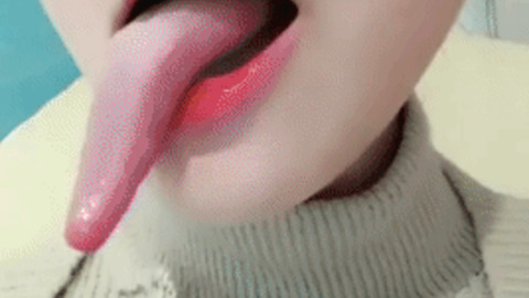 Girl With Weird Tounge